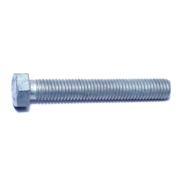 Midwest Fastener 1/2"-13 Hex Head Cap Screw, Hot Dipped Galvanized Steel, 3-1/2 in L, 25 PK 54437 - main